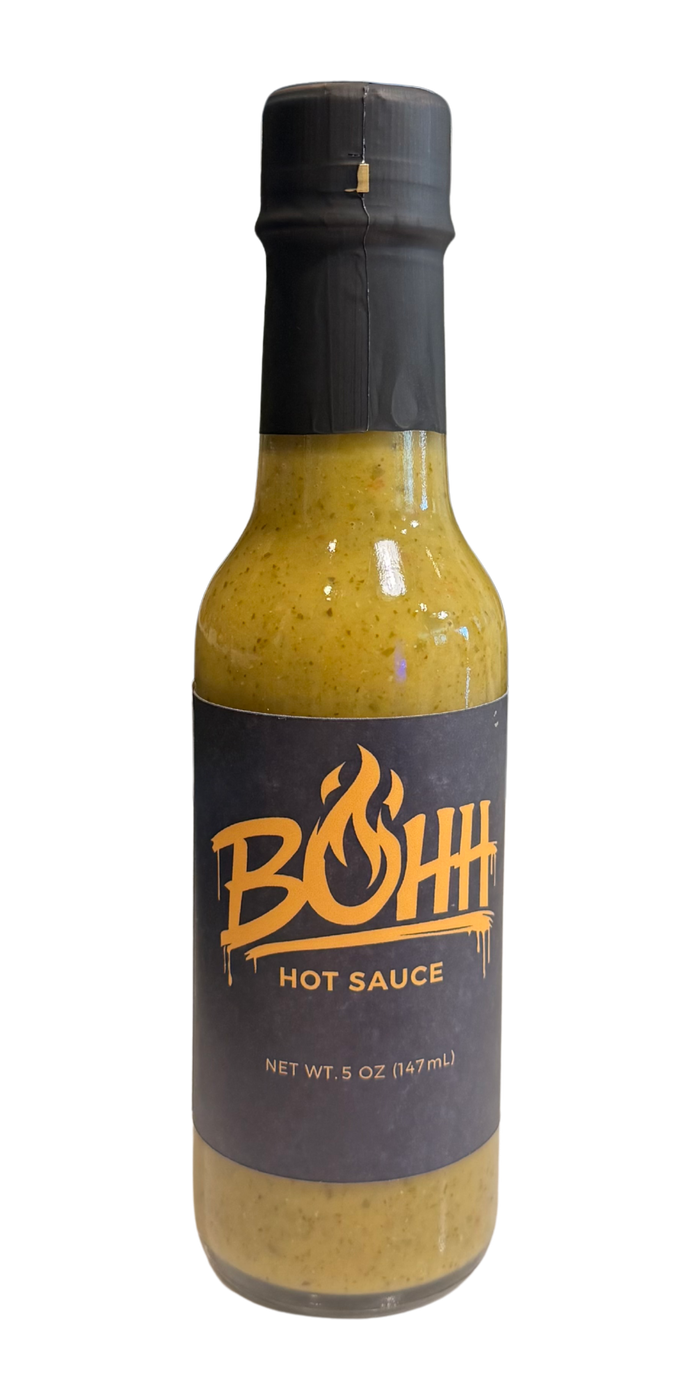 Off Menu BOHH hot sauce bottle